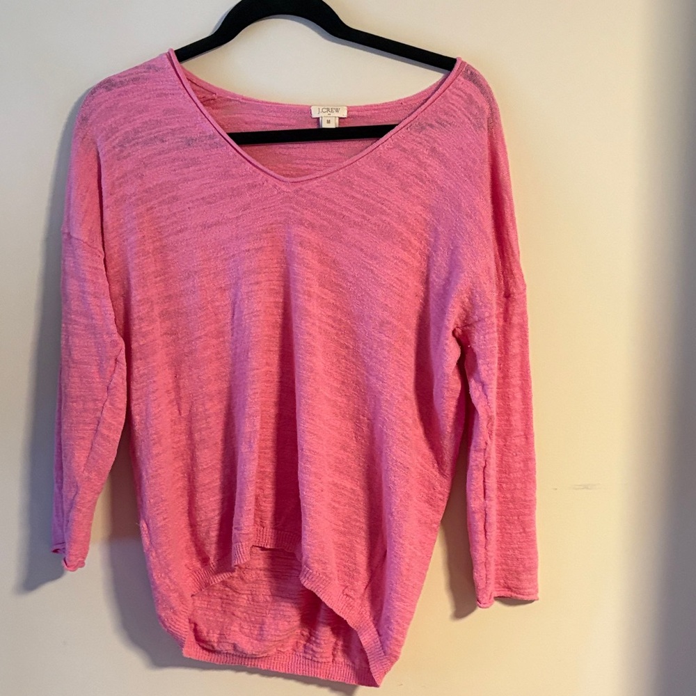 J. Crew Pink Knit Top